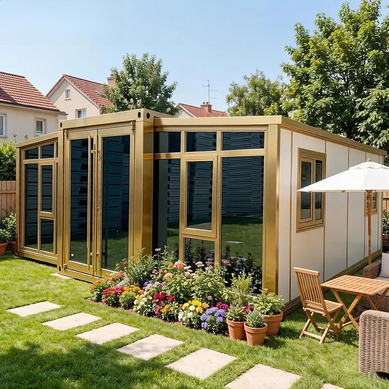 Outdoor Camping Kitchen Setup - Customized Expandable House Prefabricated Container Home