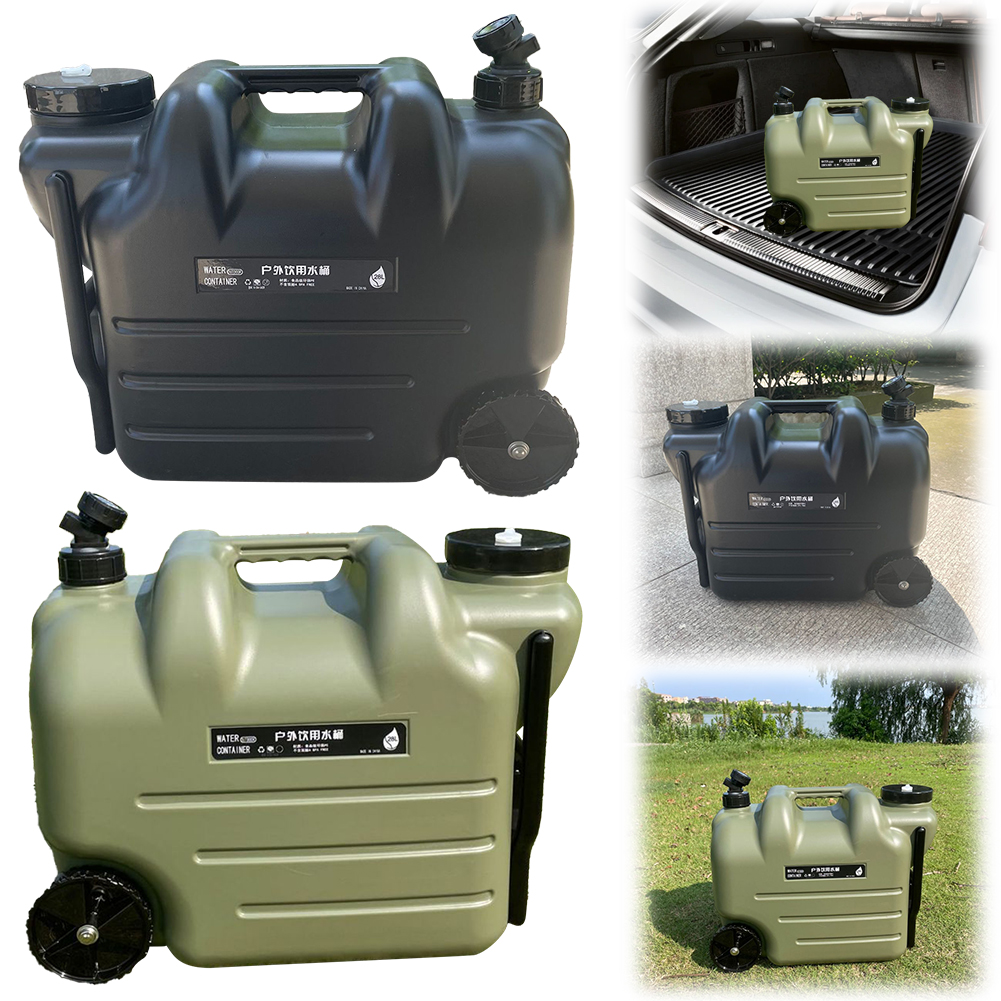 Outdoor Camping Water Tank - 28L Camping Outdoor Bucket with Faucet