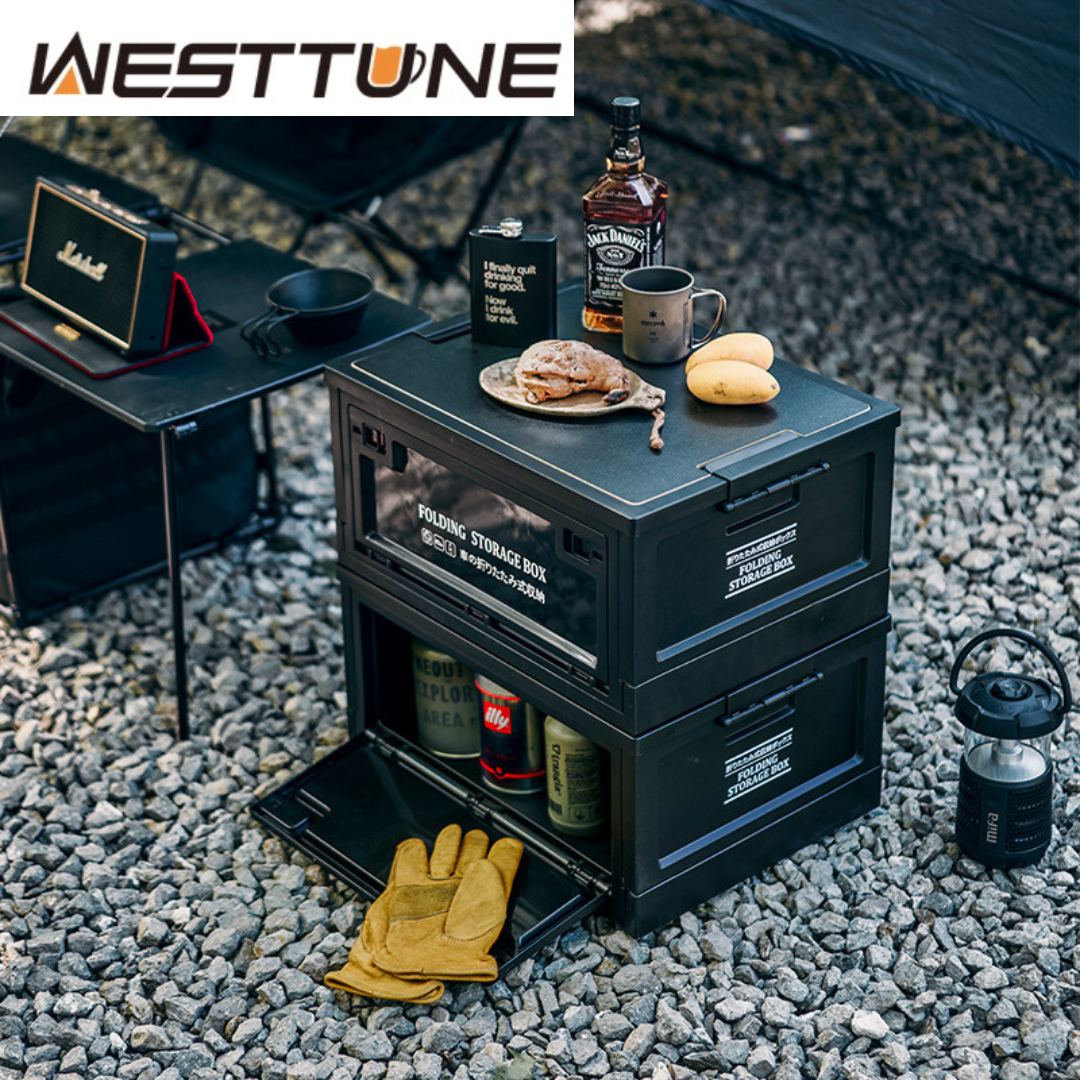 Outdoor Camping Bin - WESTTUNE Outdoor Storage Box 20L 30L