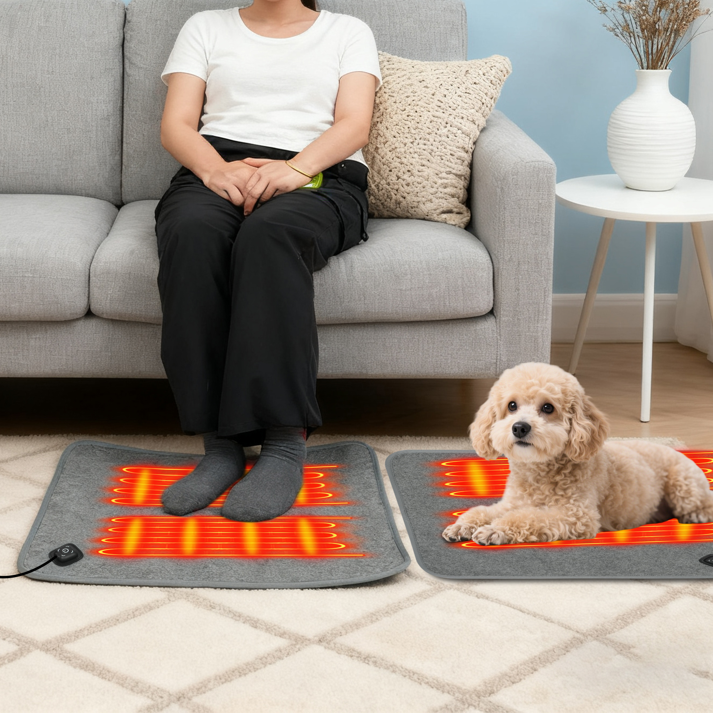 Outdoor Camping Zone - 1PC USB MiElectric Heating Pad Carpet