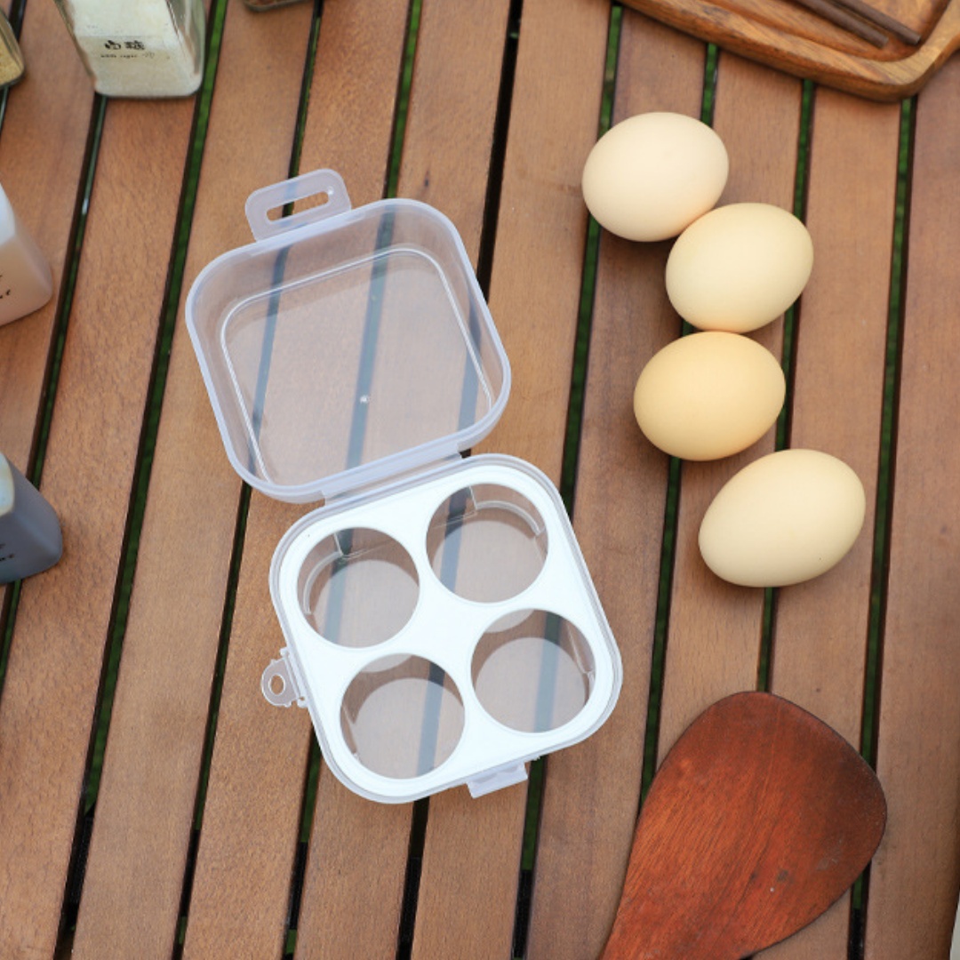 Outdoor Camping Bin - Portable Egg Holder Box Shockproof Outdoor