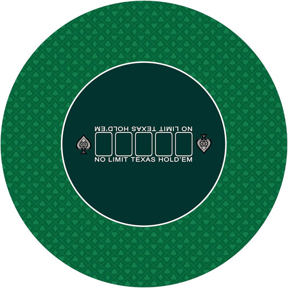 Outdoor Camping Table - Round Rubber Professional Casino Mat Entertainment