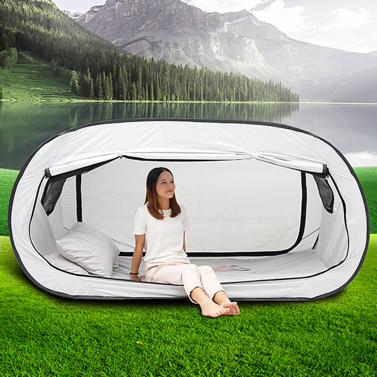 Outdoor Folding Privacy Bed Te – обзор и цена Outdoor Camping Automatic Quick Opening Tent