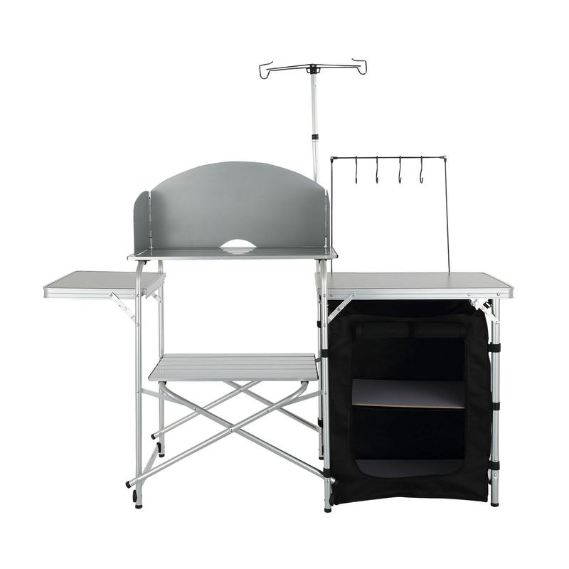 Camping Kitchen Table, Folding – обзор и цена Outdoor Camping Kitchen Setup
