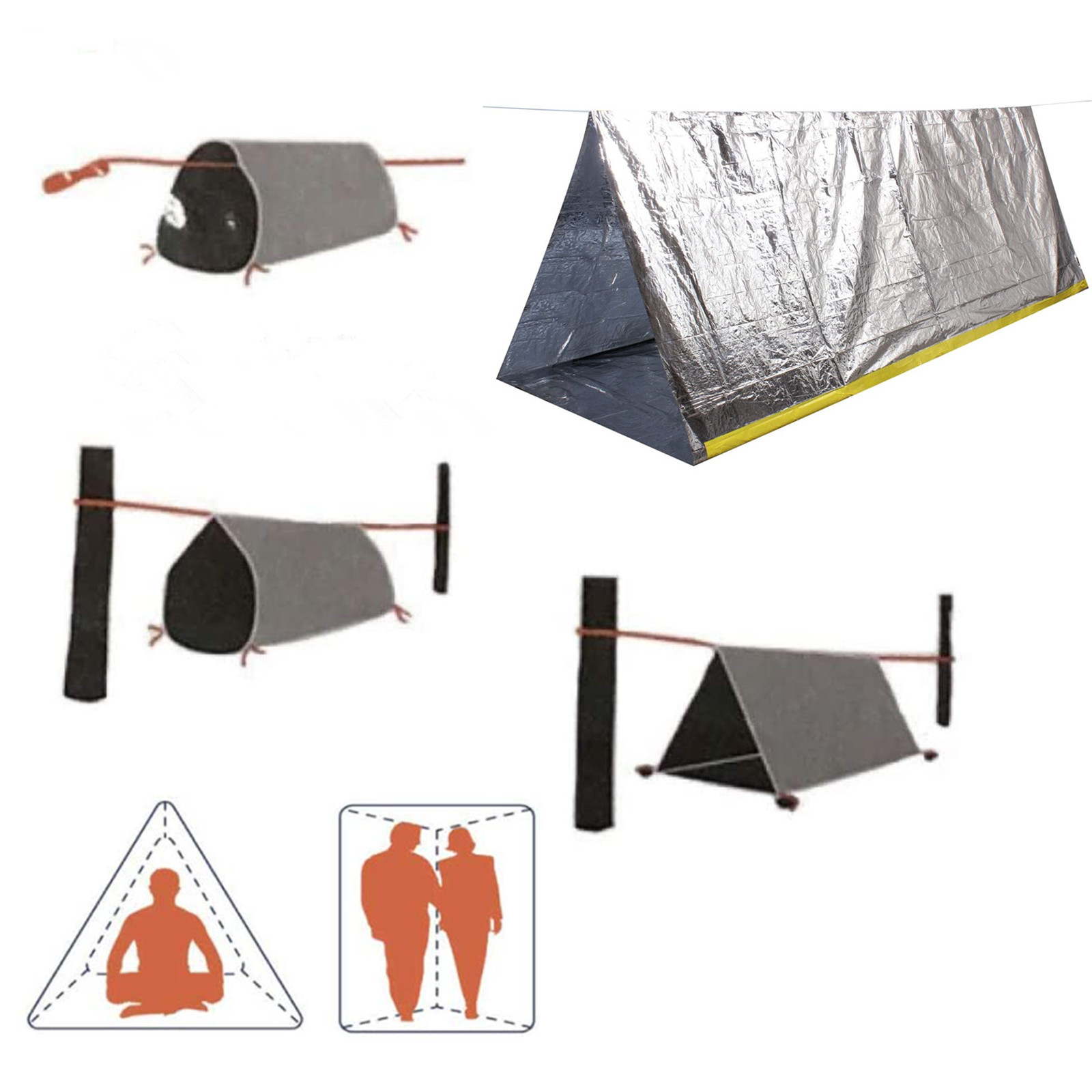 Emergency tent, Waterproof 2 P – обзор и цена Outdoor Camping Youtube