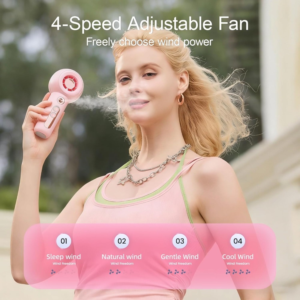 Portable Fan with Mist, Person – обзор и цена Outdoor Camping Water Tank