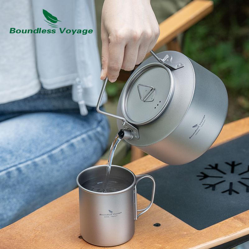 Boundless Voyage Titanium Kett – обзор и цена Outdoor Camping Kettle