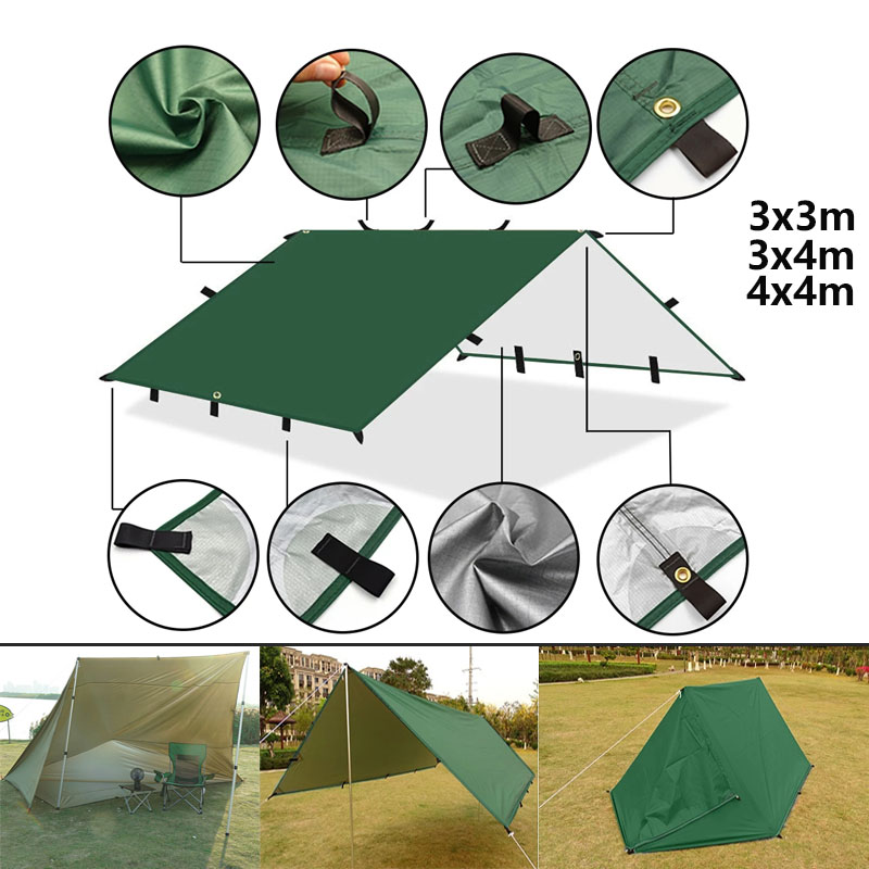4x4m 4x3m 3x3m 19 Hang Points  – обзор и цена Outdoor Camping Automatic Quick Opening Tent