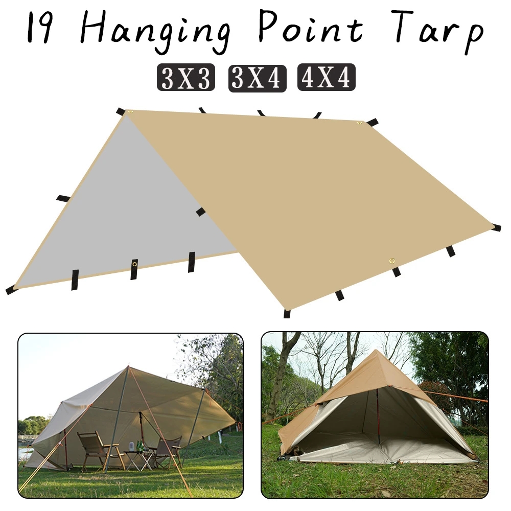 4x4m 4x3m 3x3m 19 Hang Points  – обзор и цена Outdoor Camping Automatic Quick Opening Tent