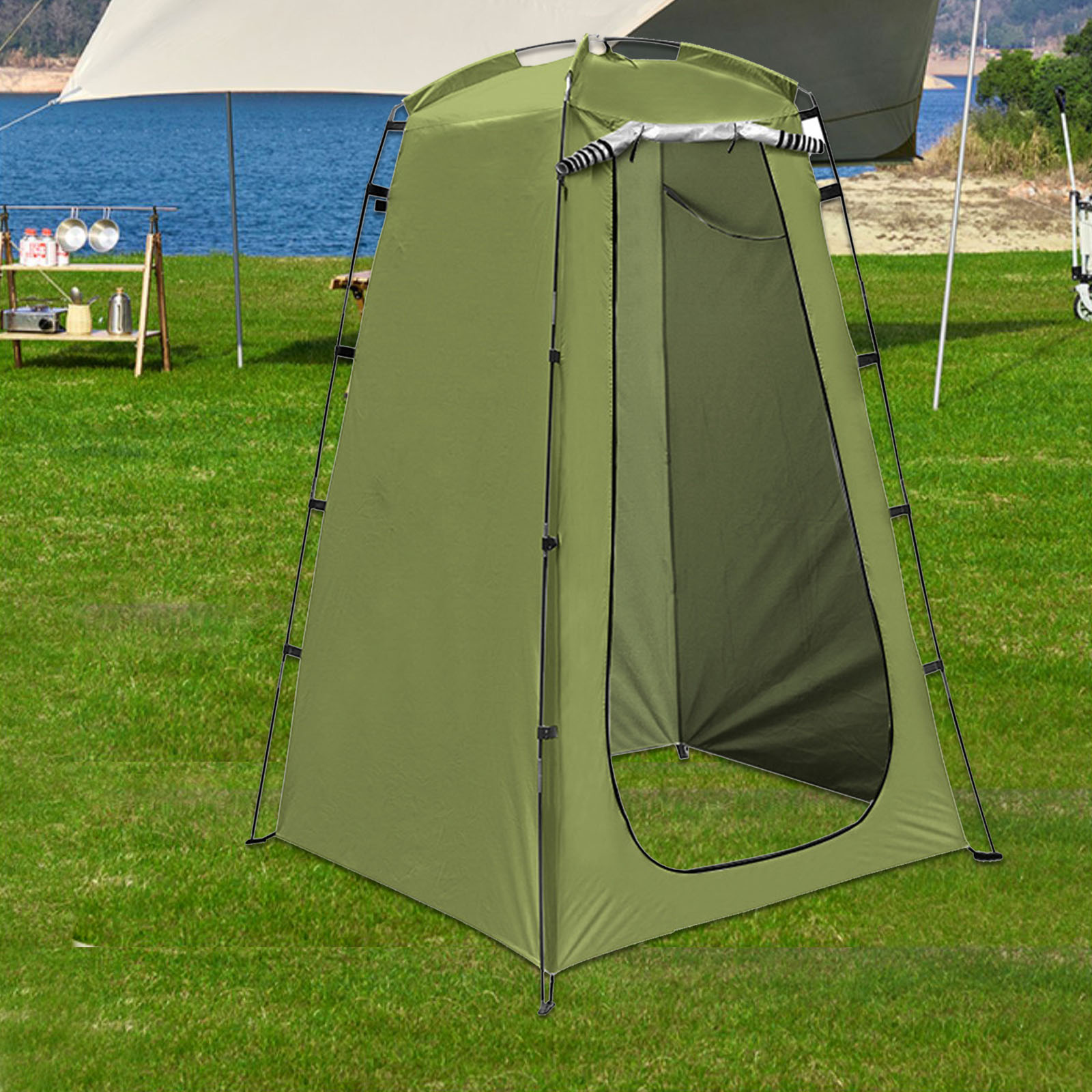 Camping Shower Tent Car Side B – обзор и цена Outdoor Camping Automatic Quick Opening Tent