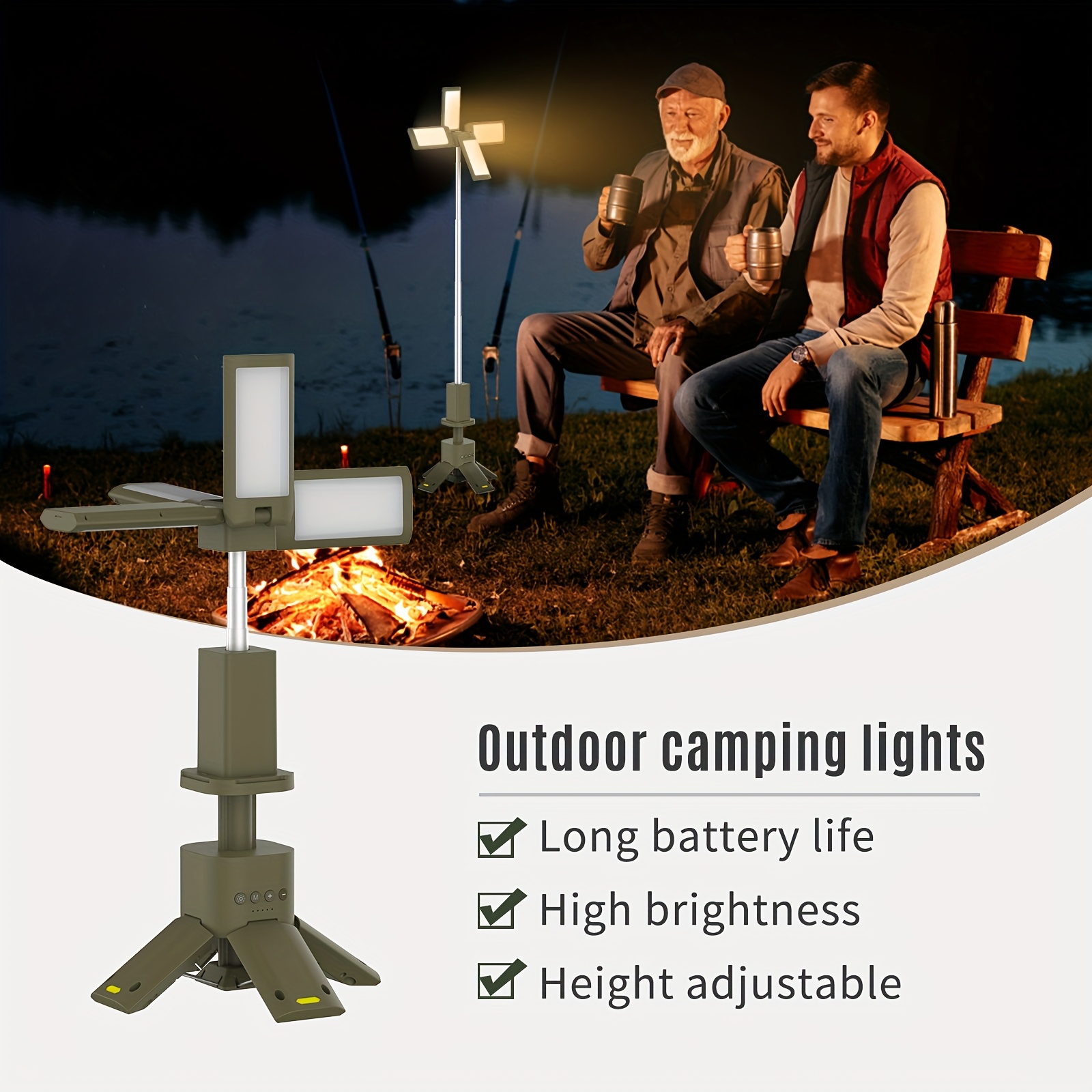Camping Lantern, 14000mAh Rech – обзор и цена Outdoor Camping Lampe