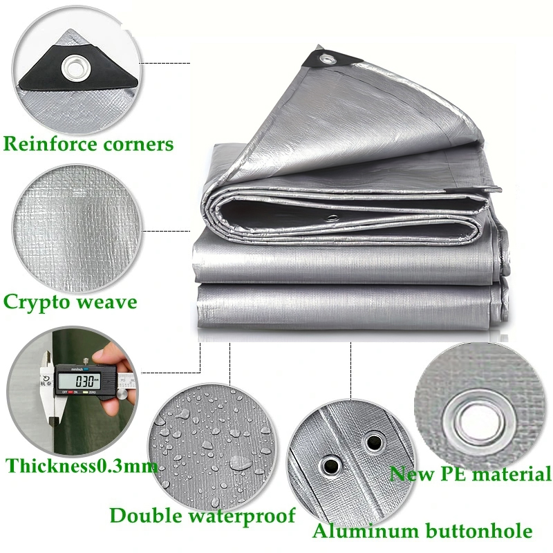 Large Tarp 3mx5 6 8 4x4 5 6 8  – обзор и цена Outdoor Camping Automatic Quick Opening Tent