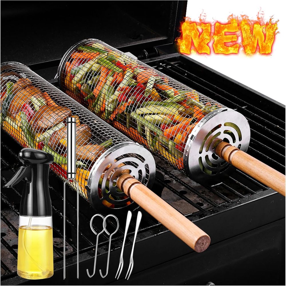 Large Round Stainless Steel Gr – обзор и цена Outdoor Camping Grill