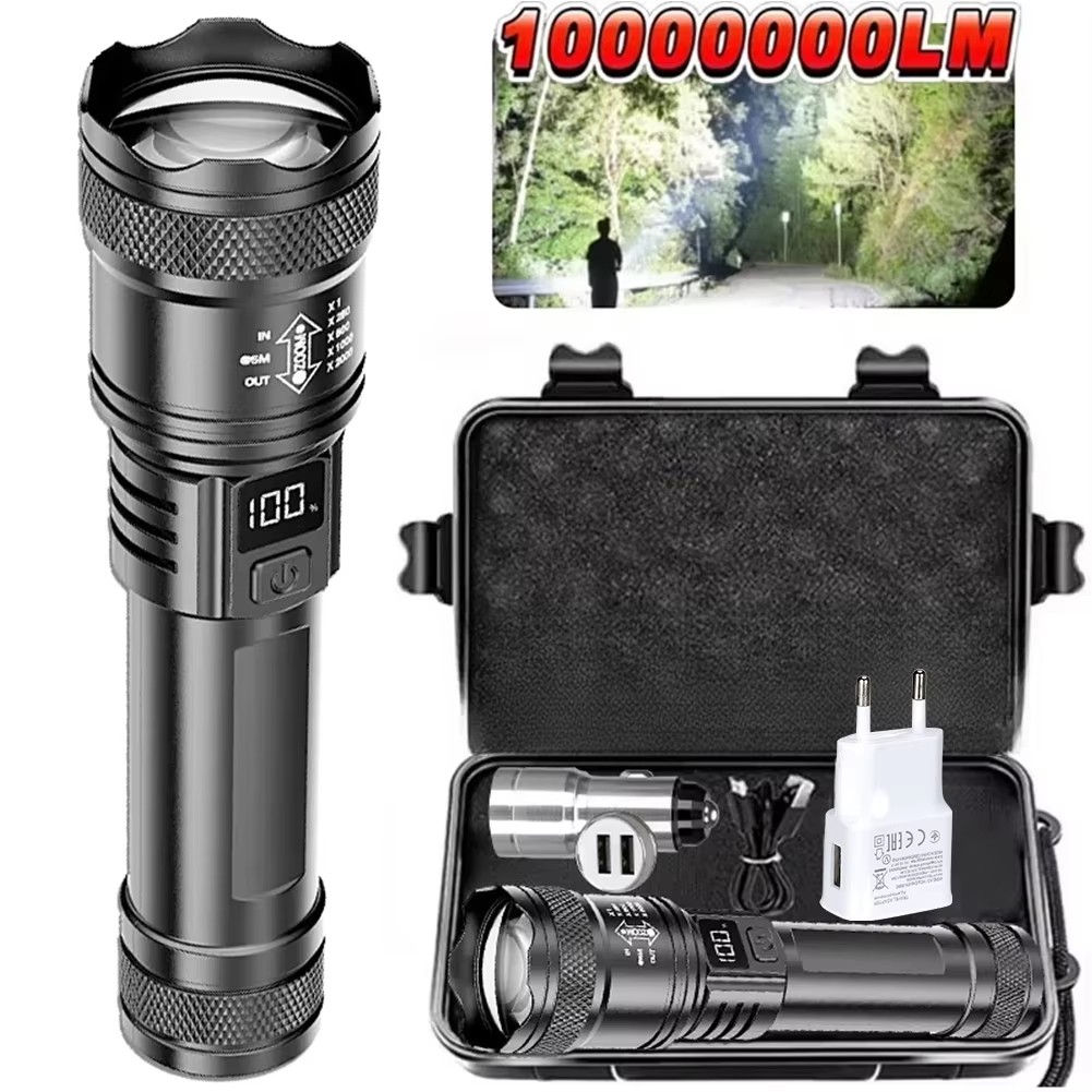 100000LM Super Bright Flashlig – обзор и цена Outdoor Camping Lampe