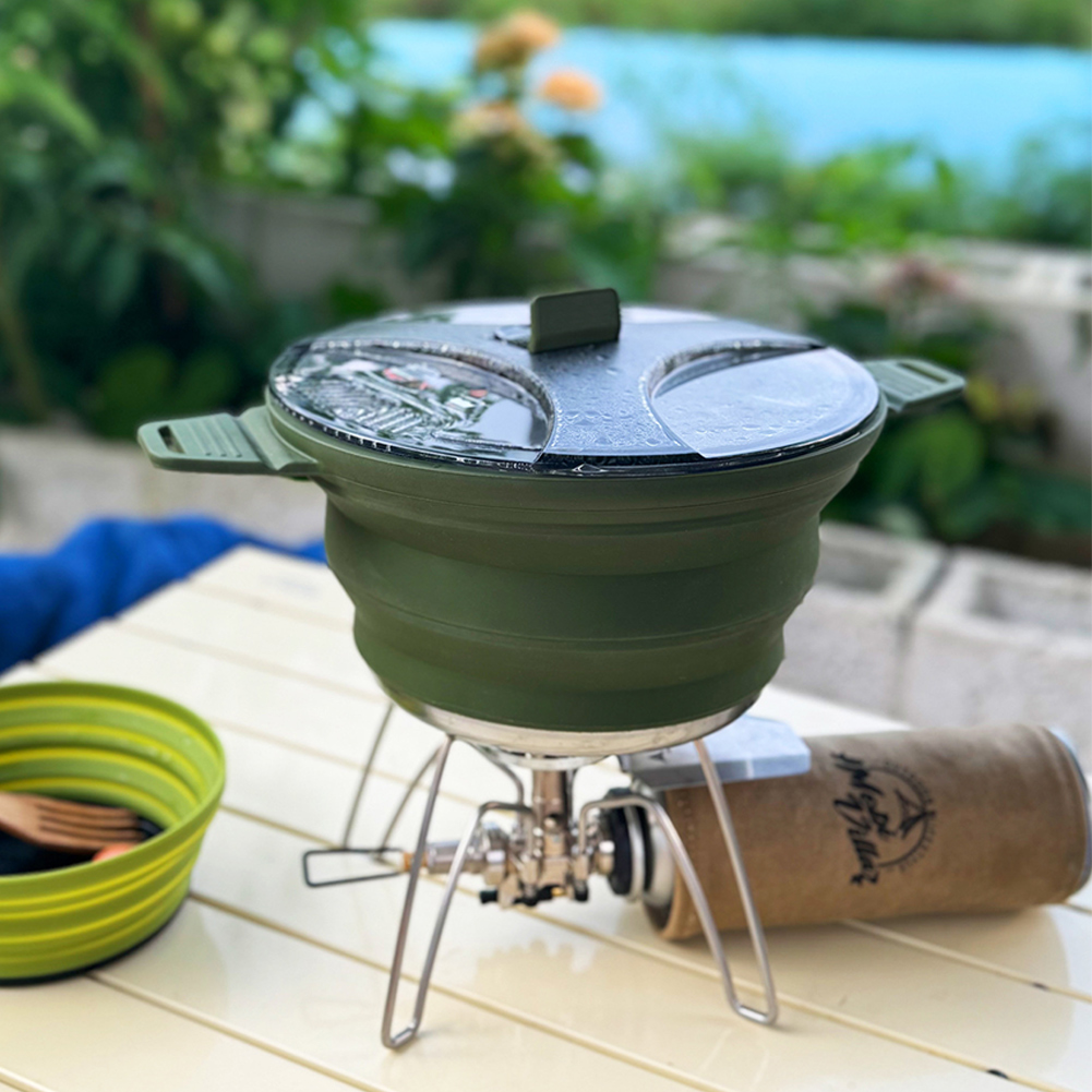 Outdoor Camping Folding Pot, S – обзор и цена Outdoor Camping Utensils