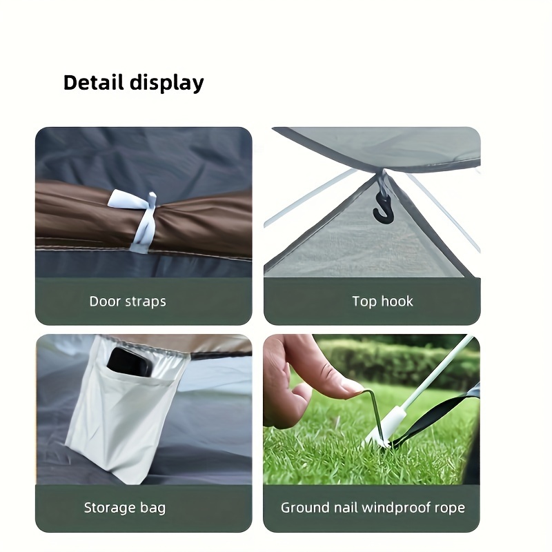 Outdoor Camping Portable Foldi – обзор и цена Outdoor Camping Automatic Quick Opening Tent