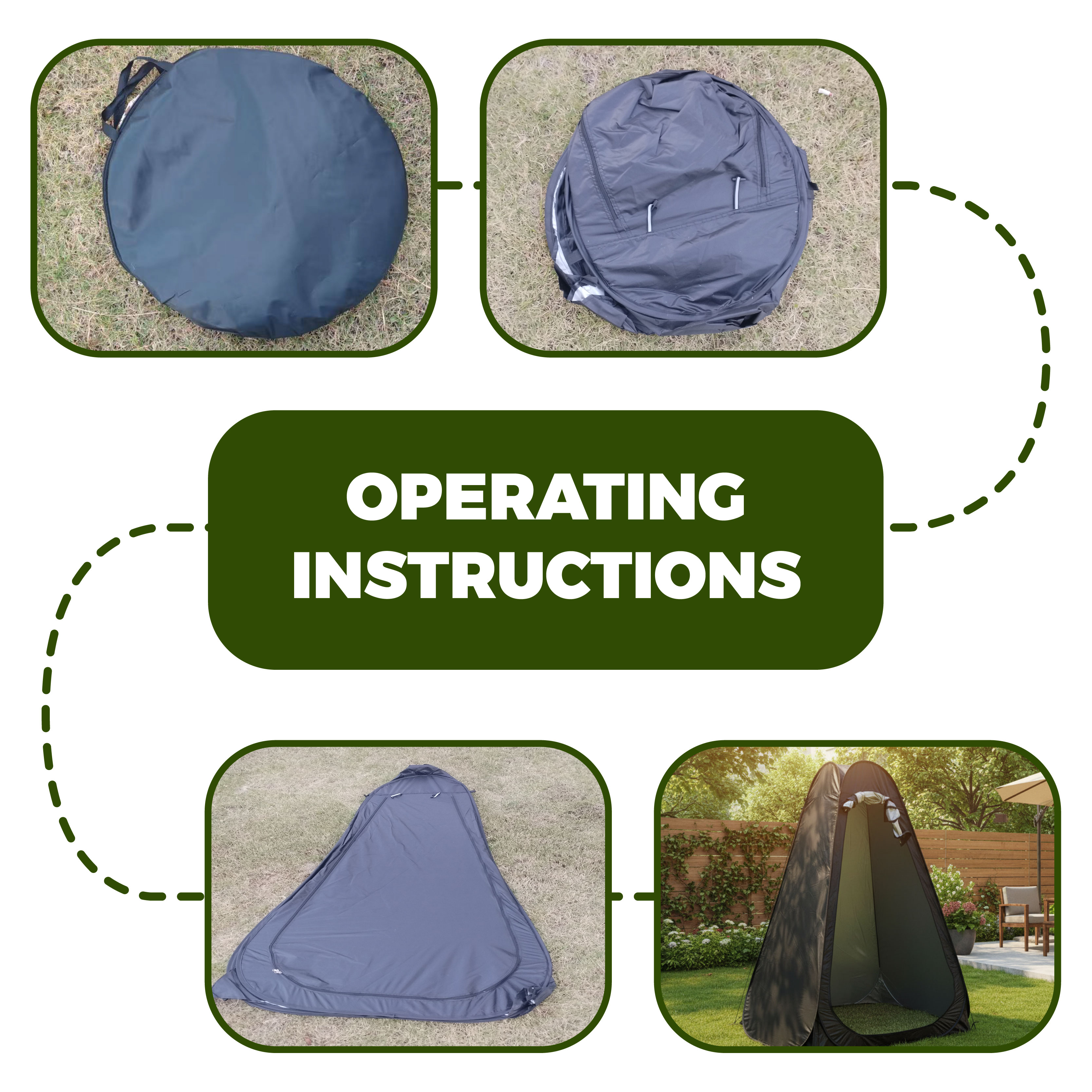 Portable Pop-Up Privacy Tent O – обзор и цена Outdoor Camping Tent Waterproof