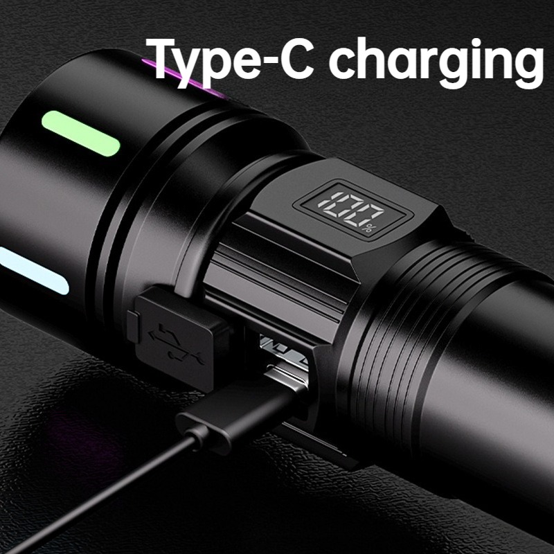 Strong Light LED Flashlight Te – обзор и цена Outdoor Camping Lampe