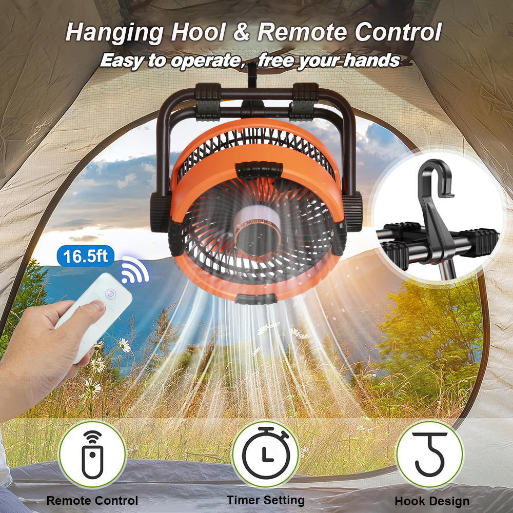 Ceiling Fan Portable Electric  – обзор и цена Outdoor Camping Fans