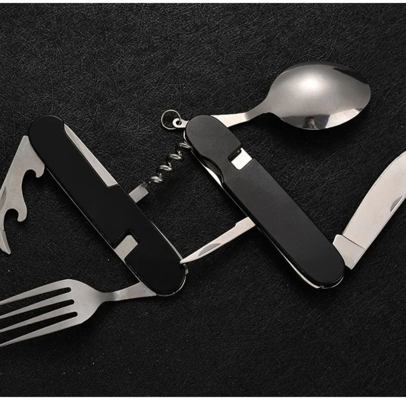 4 in 1 Folding Tableware Detac – обзор и цена Outdoor Camping Utensils
