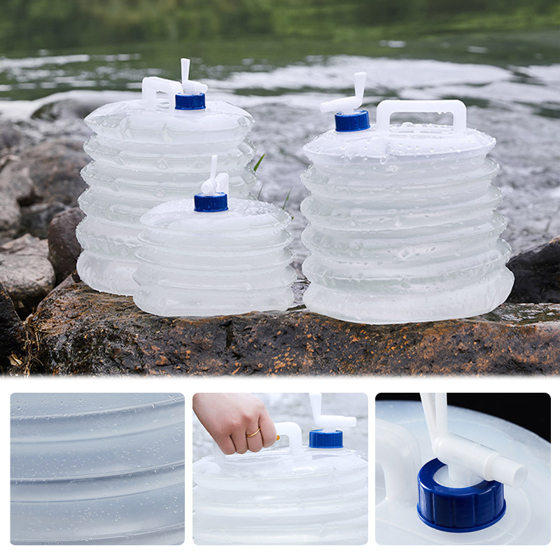 SEAMETAL 5L-15L Car Collapsibl – обзор и цена Outdoor Camping Water Tank