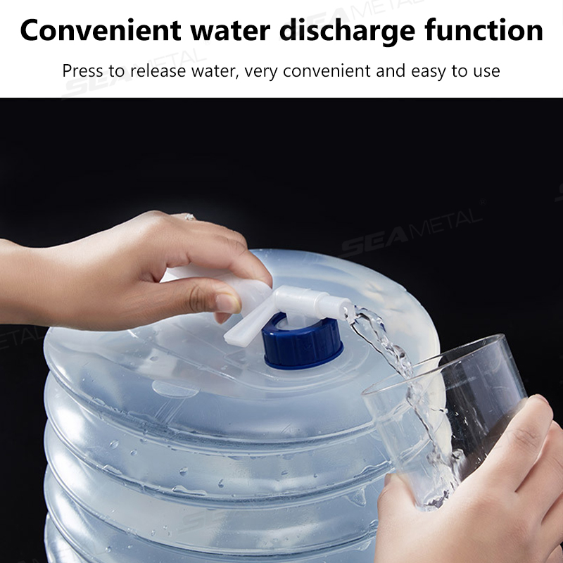 SEAMETAL 5L-15L Car Collapsibl – обзор и цена Outdoor Camping Water Tank