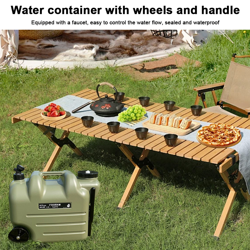28L Camping Outdoor Bucket wit – обзор и цена Outdoor Camping Water Tank