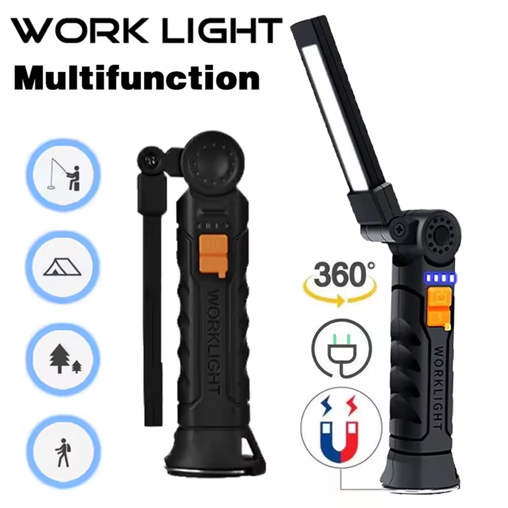 Portable COB LED Flashlight US – обзор и цена Outdoor Camping Lampe