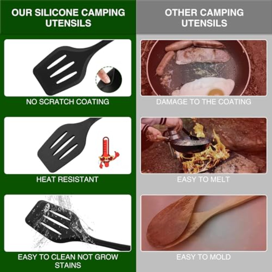 Camping Essentials Cookware Co – обзор и цена Outdoor Camping Utensils