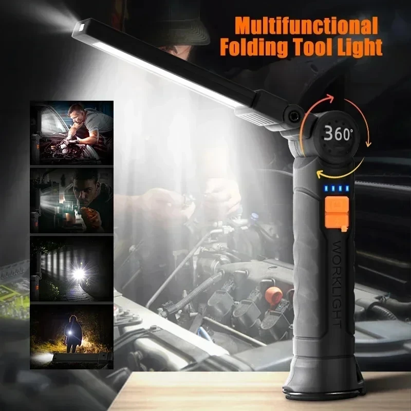 Portable COB LED Flashlight US – обзор и цена Outdoor Camping Lampe