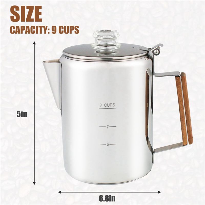 HOT Coffee Percolators Stoveto – обзор и цена Camp Percolator Coffee