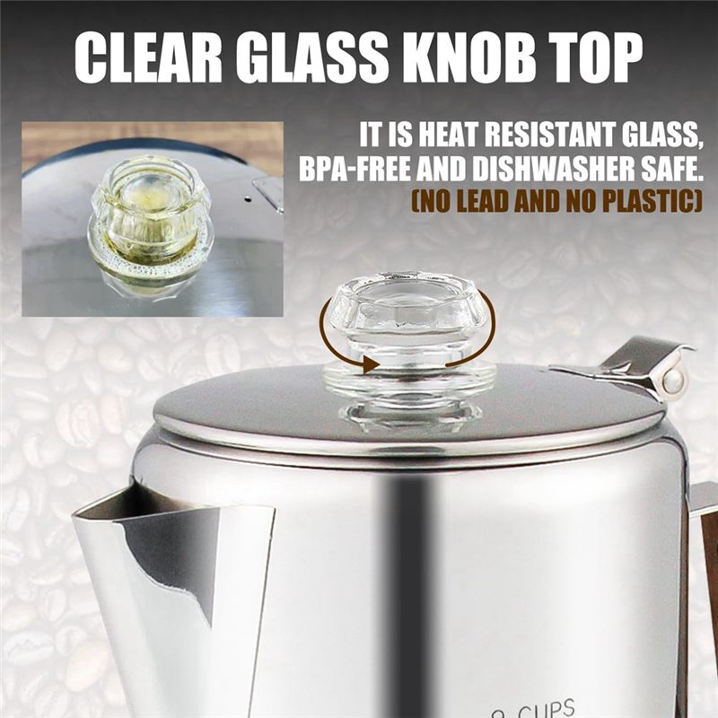 HOT Coffee Percolators Stoveto – обзор и цена Camp Percolator Coffee