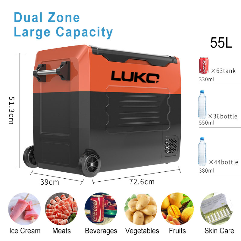 For Car Fridge Freezer 50L Dua – обзор и цена Outdoor Camping Zone