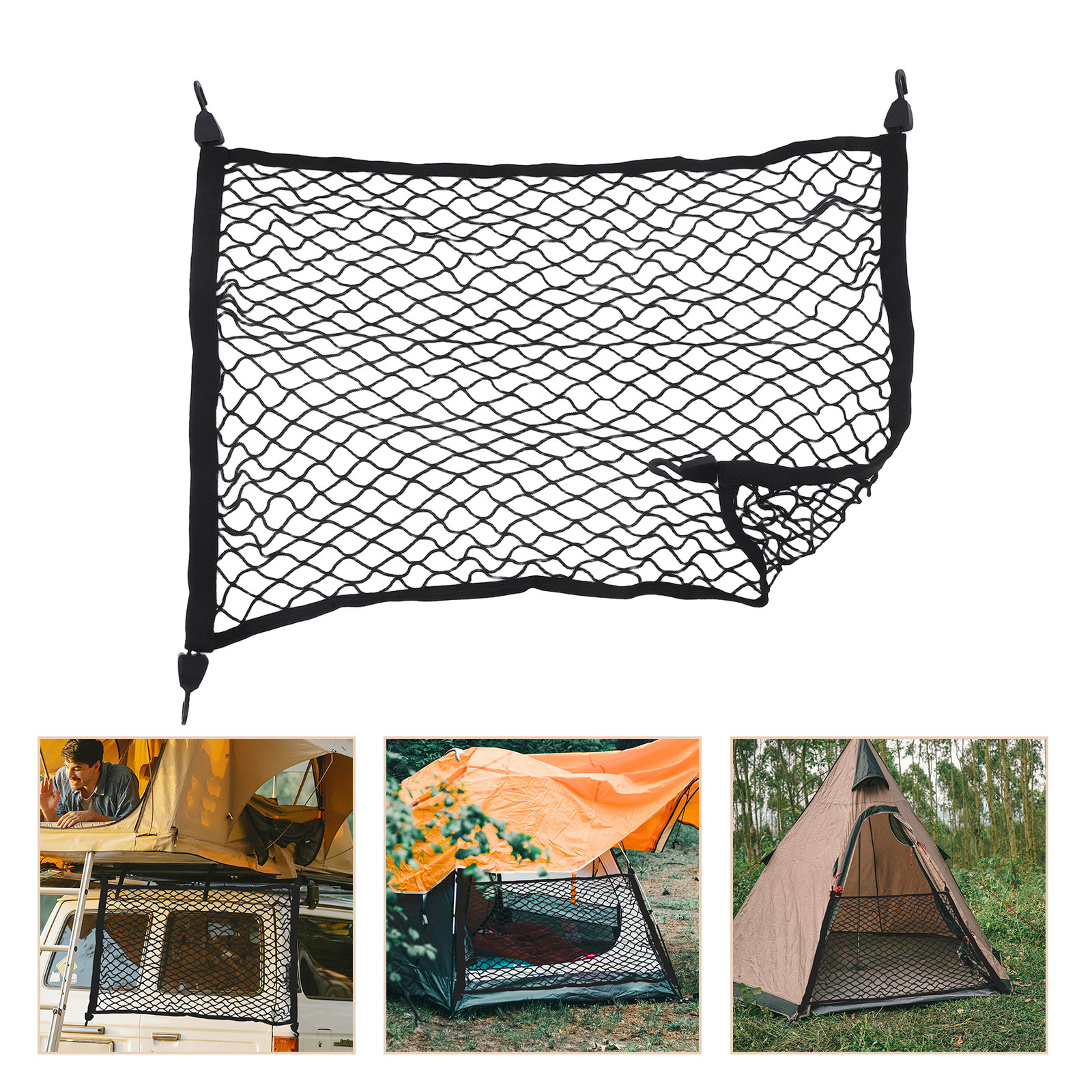 Foldable Elastic Cargo Net Cam – обзор и цена Outdoor Camping Vehicle Wagon
