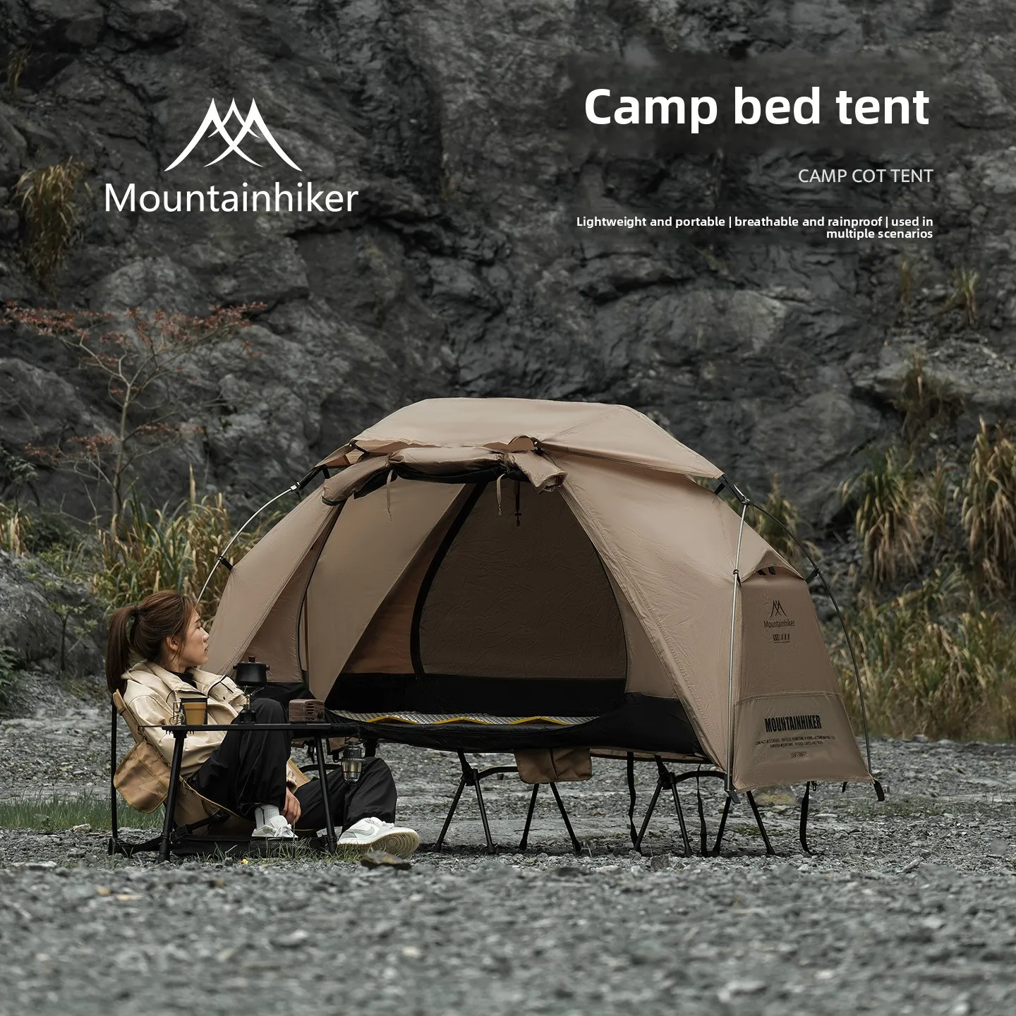 MOUNTAINHIKER Nwe Single Camp  – обзор и цена Outdoor Camping Tent Waterproof