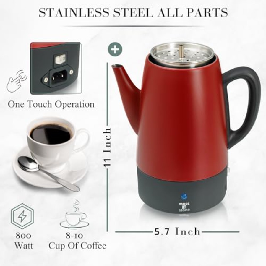 Electric Coffee Percolator for – обзор и цена Camp Percolator Coffee