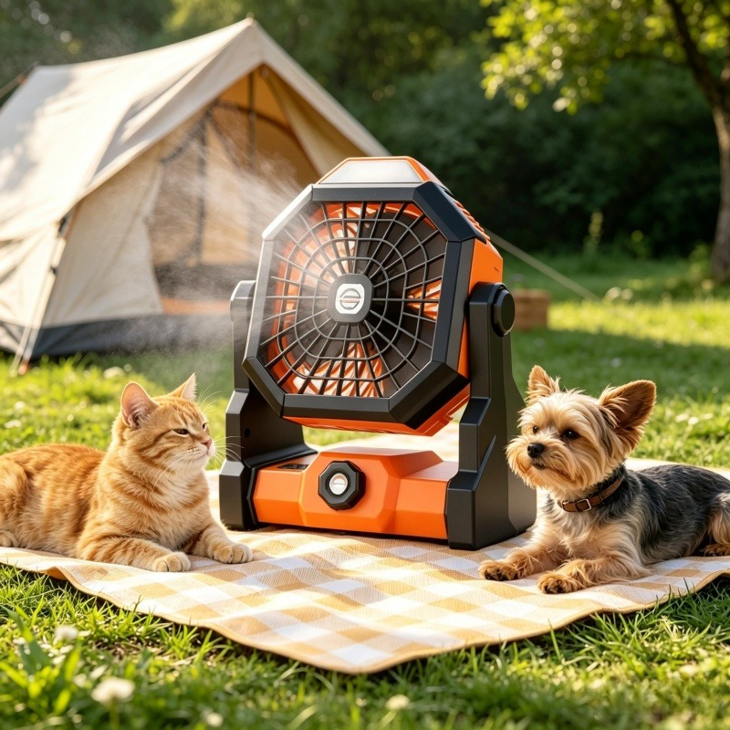 7800mAh Portable Rechargeable  – обзор и цена Outdoor Camping Fans