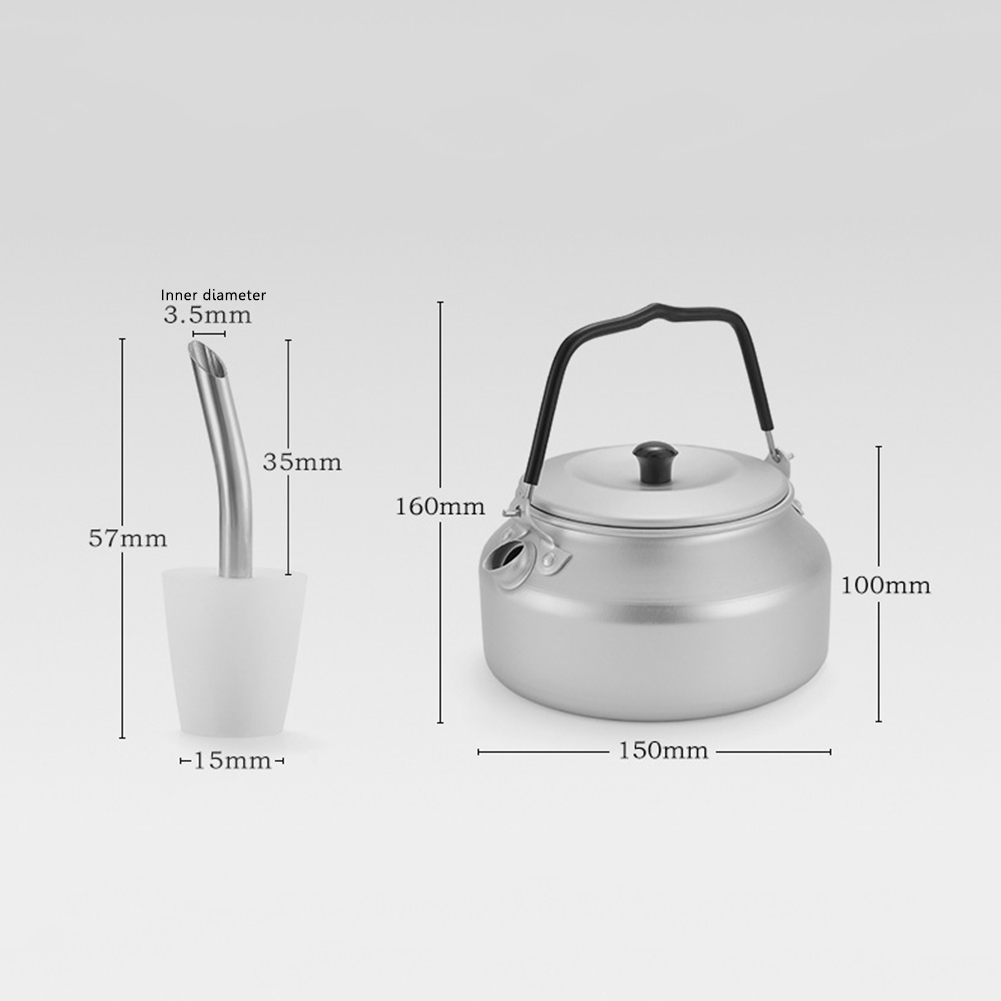 800ml Outdoor Portable Teapot  – обзор и цена Outdoor Camping Kettle