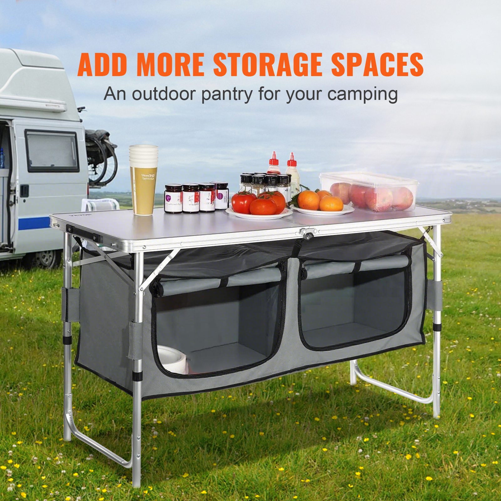 SucceBuy Camping Kitchen Table – обзор и цена Outdoor Camping Kitchen Setup