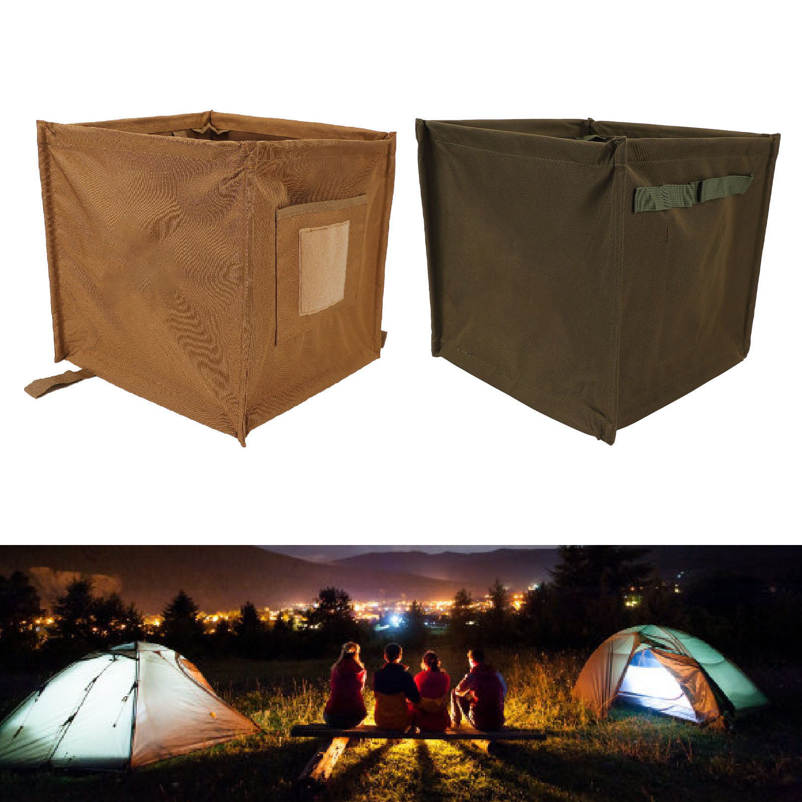Outdoor Foldable Trash Can 33L – обзор и цена Outdoor Camping Bin