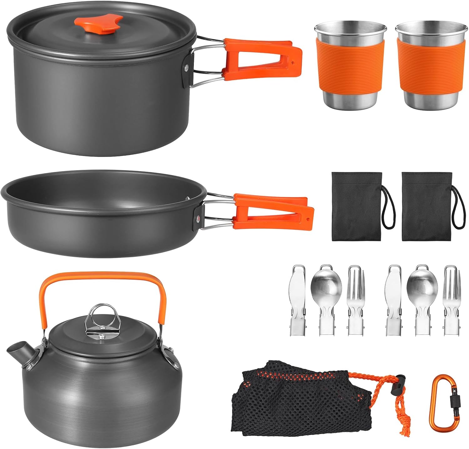 Non-Stick Camping Cookware Set – обзор и цена Outdoor Camping Kettle