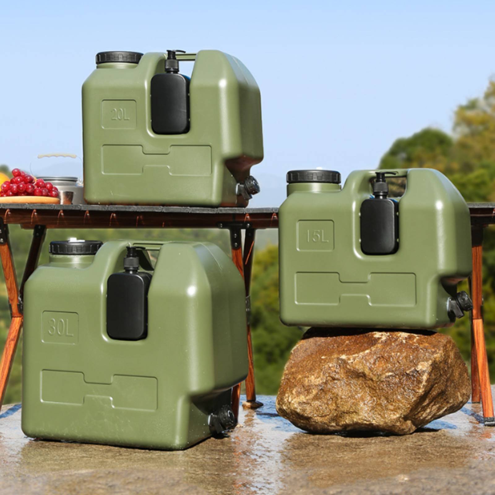 Water Container with Spigot Fo – обзор и цена Outdoor Camping Food