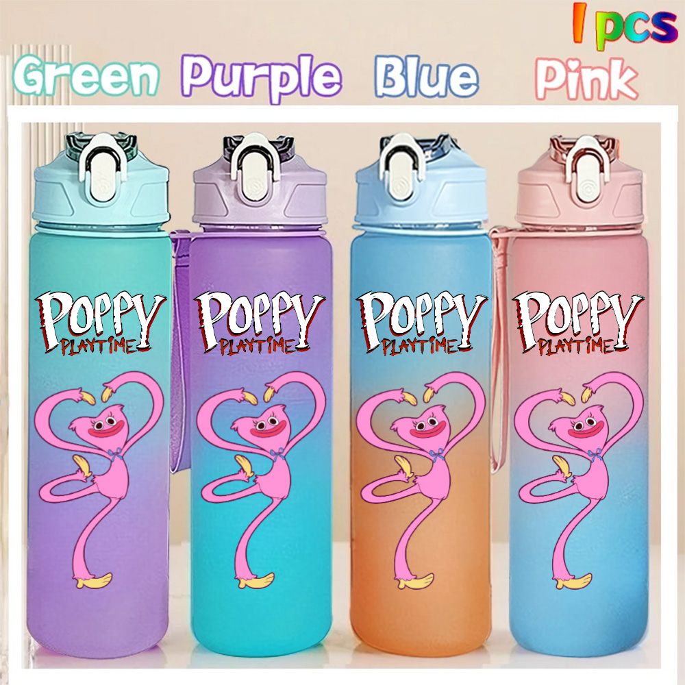 750ml Poppy Playtime Straw Bot – обзор и цена Outdoor Camping Water Tank