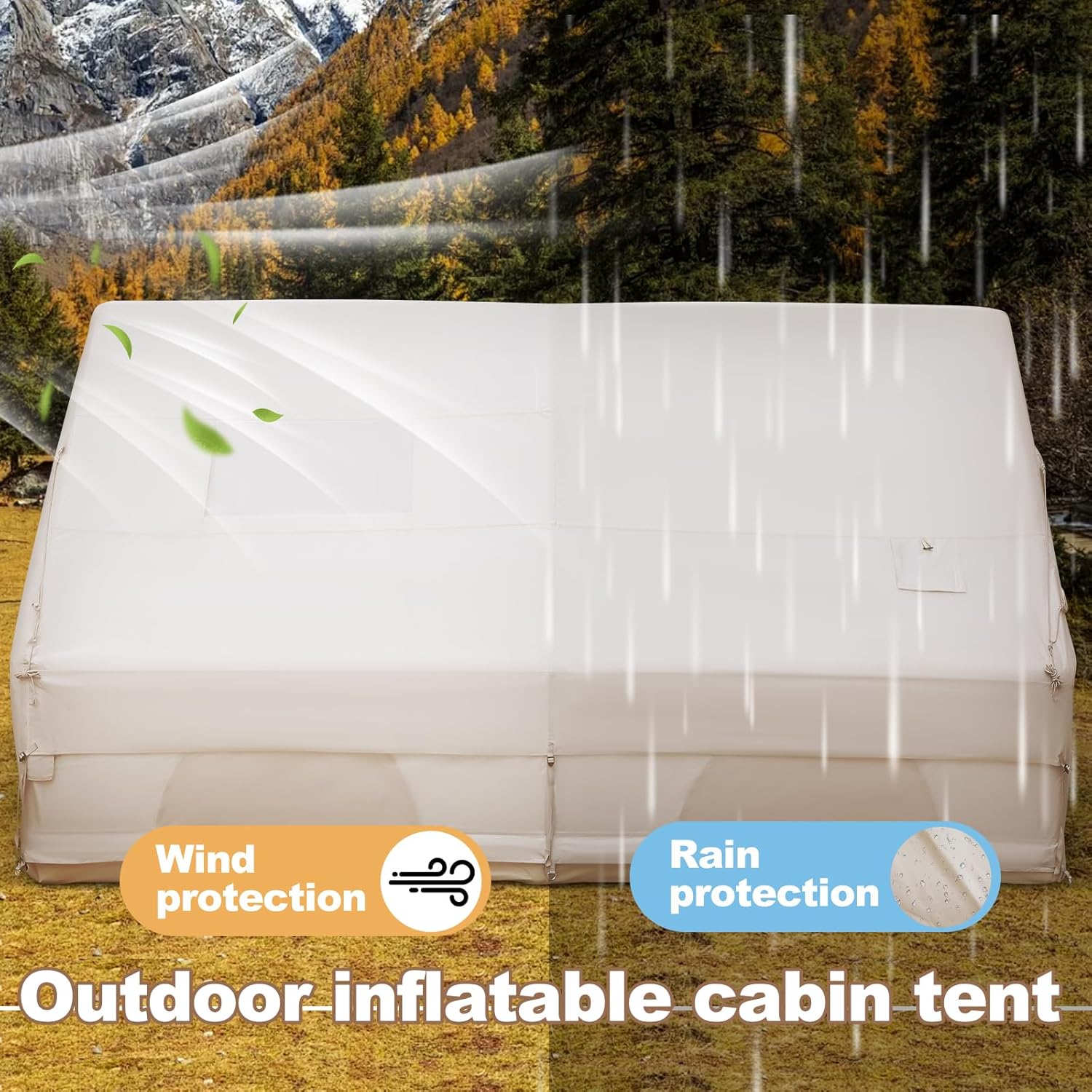 6-8 Person Inflatable Camping  – обзор и цена Outdoor Camping Tent Waterproof