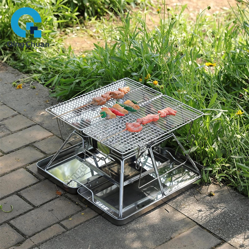Camping Grill Charcoal Stove F – обзор и цена Outdoor Camping Grill