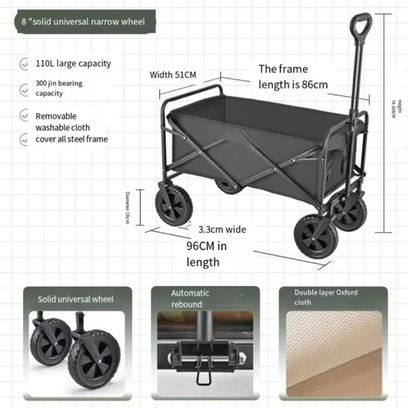 New Design Outdoor Camping Bea – обзор и цена Outdoor Camping Vehicle Wagon