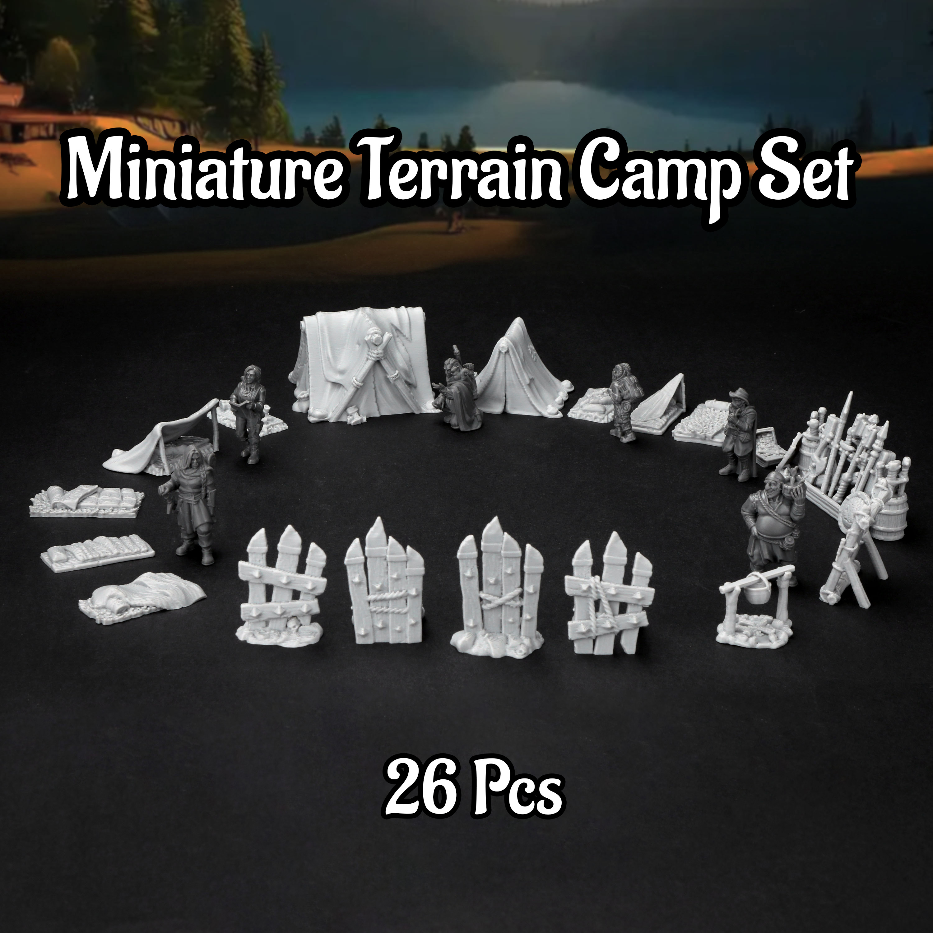 RPG Camp Terrain Set - Adventu – обзор и цена Outdoor Camping Fans
