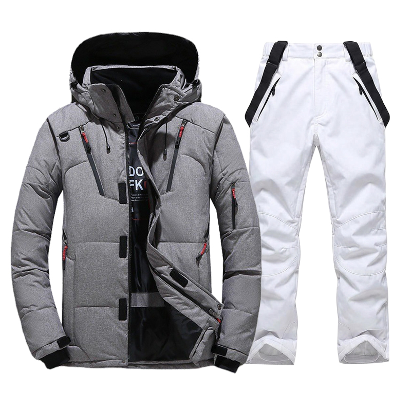 Men Winter Down Ski Suit Jacke – обзор и цена Outdoor Camping Brands