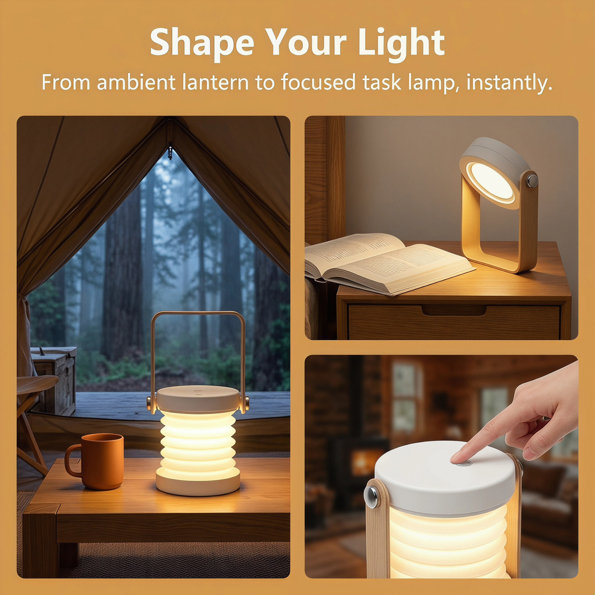 Telescopic Hanging Lantern Tab – обзор и цена Outdoor Camping Lampe