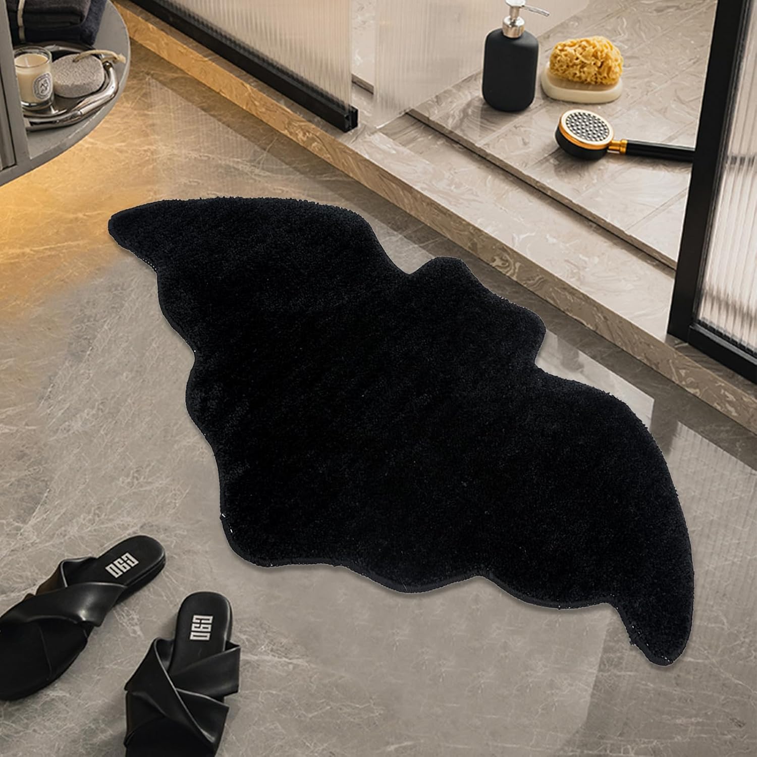 Black Halloween Bat Rug Non Sl – обзор и цена Outdoor Camping Kitchen Setup